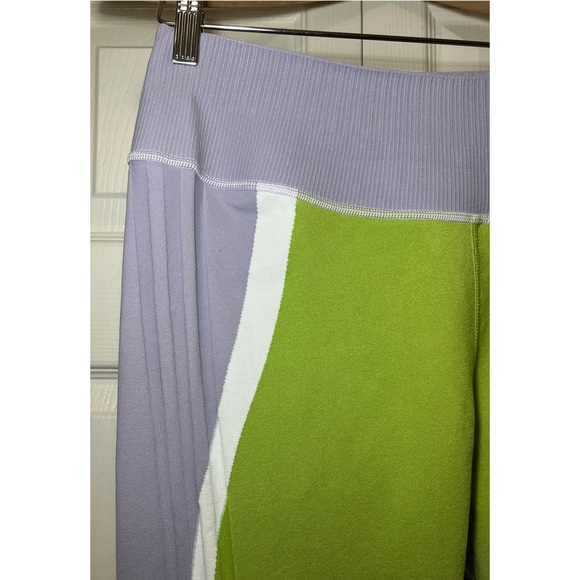 Adidas Lavender & Lime Training Primeknit Fine Tights - Picture 5 of 14